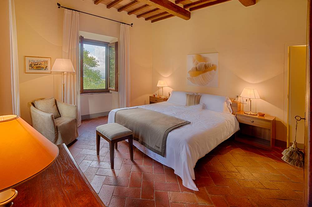 Villa La Valetta Hotel Bedroom 2 persons- Suite B, 1 bedroom villa in Chianti & Countryside, Tuscany