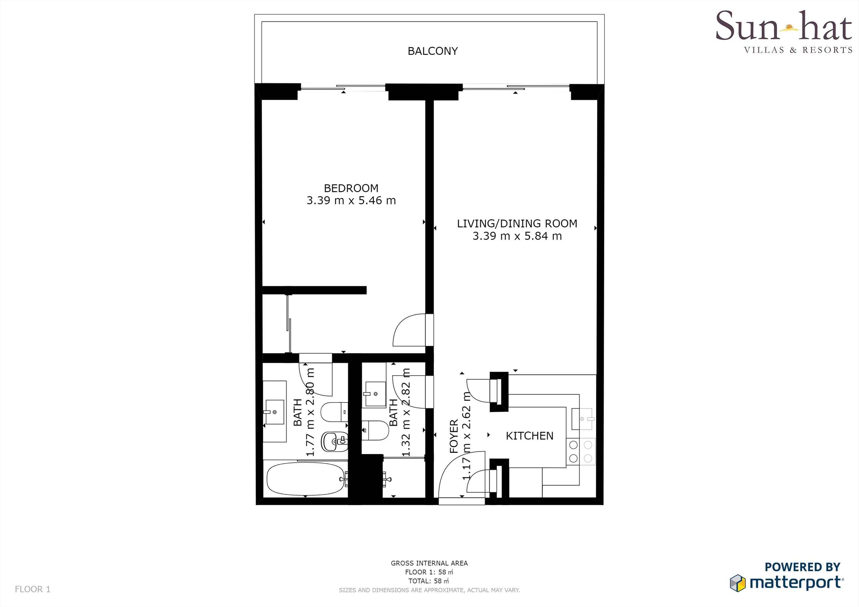 Wyndham Grand Algarve 1 Bedroom Sunset Suite, 1 person, 1 bedroom apartment in Wyndham Grand Algarve, Algarve