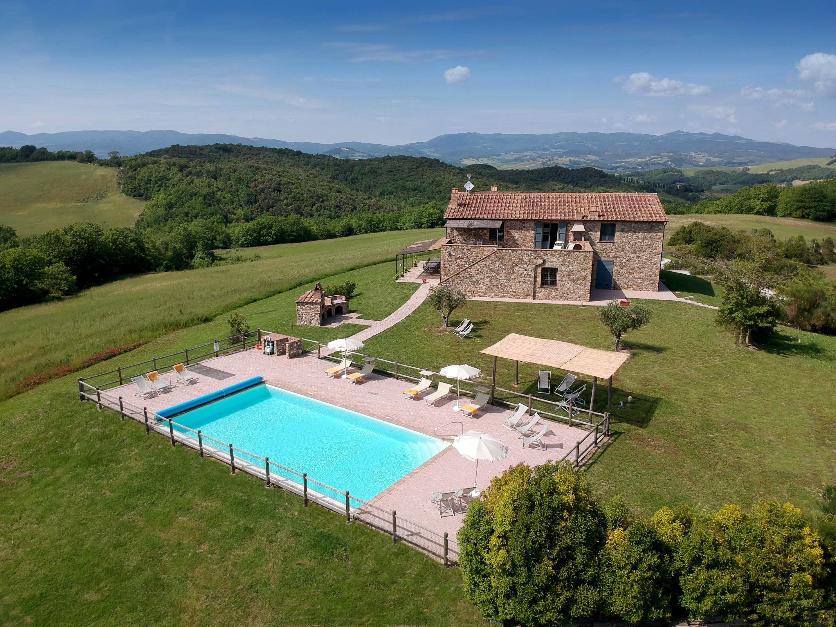 Podere Di Collina, 6 bedroom villa in Tuscany Coast, Tuscany