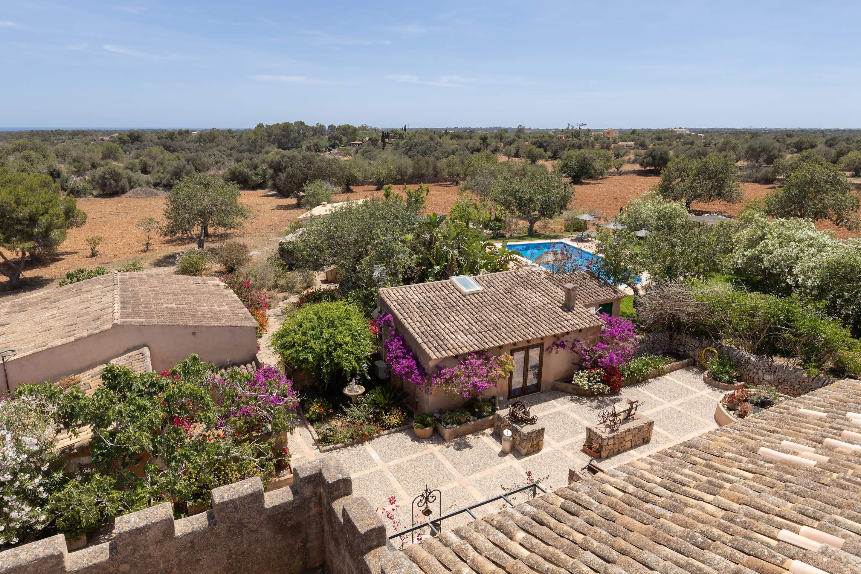 Finca Sea and Sky Llevant, 1 bedroom villa in Cala d'Or , Majorca