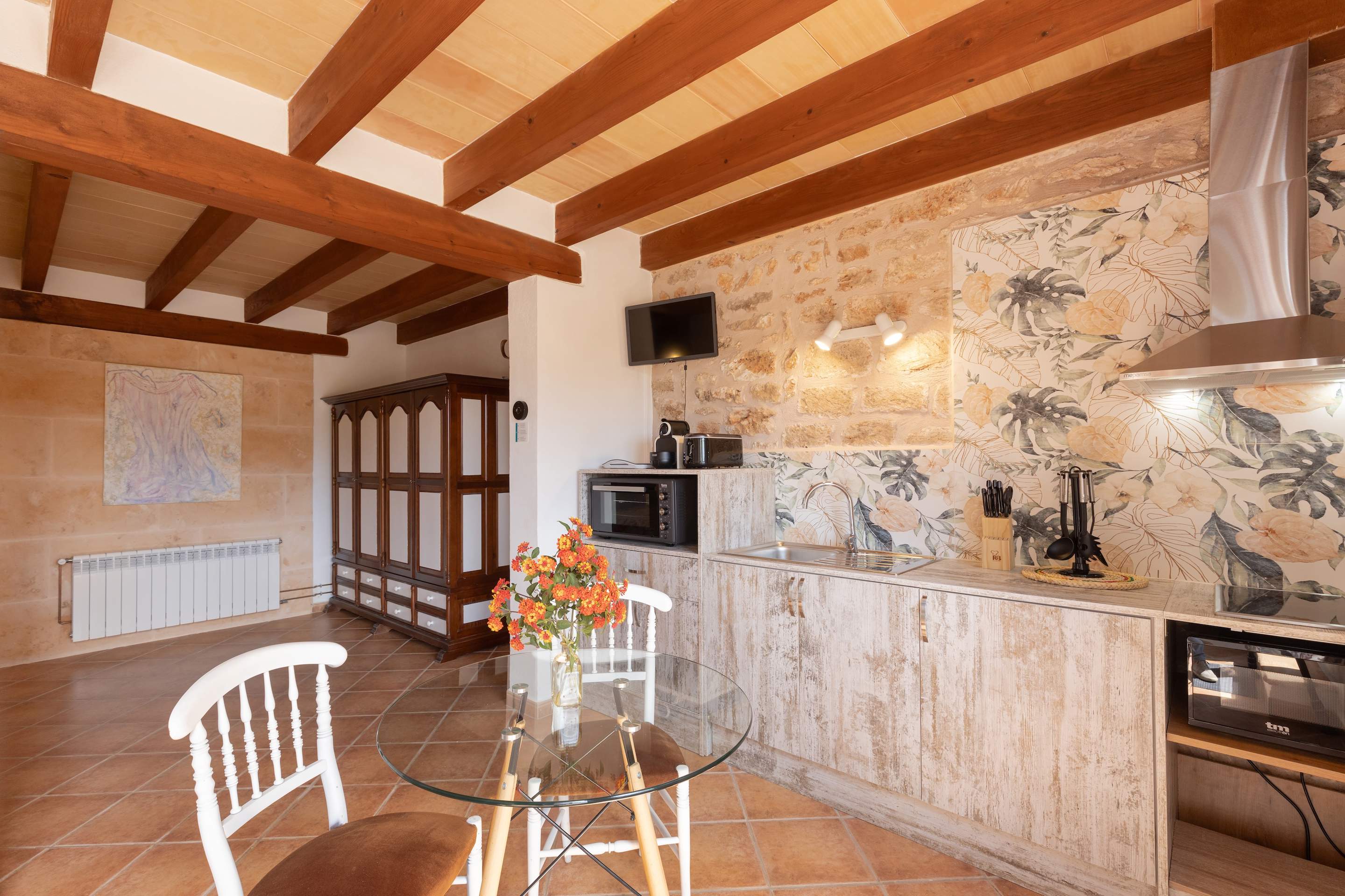 Finca Sea and Sky Studio Gregal, 1 bedroom villa in Cala d'Or , Majorca
